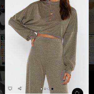 NWT Nasty Gal Back to Basics Lounge Set